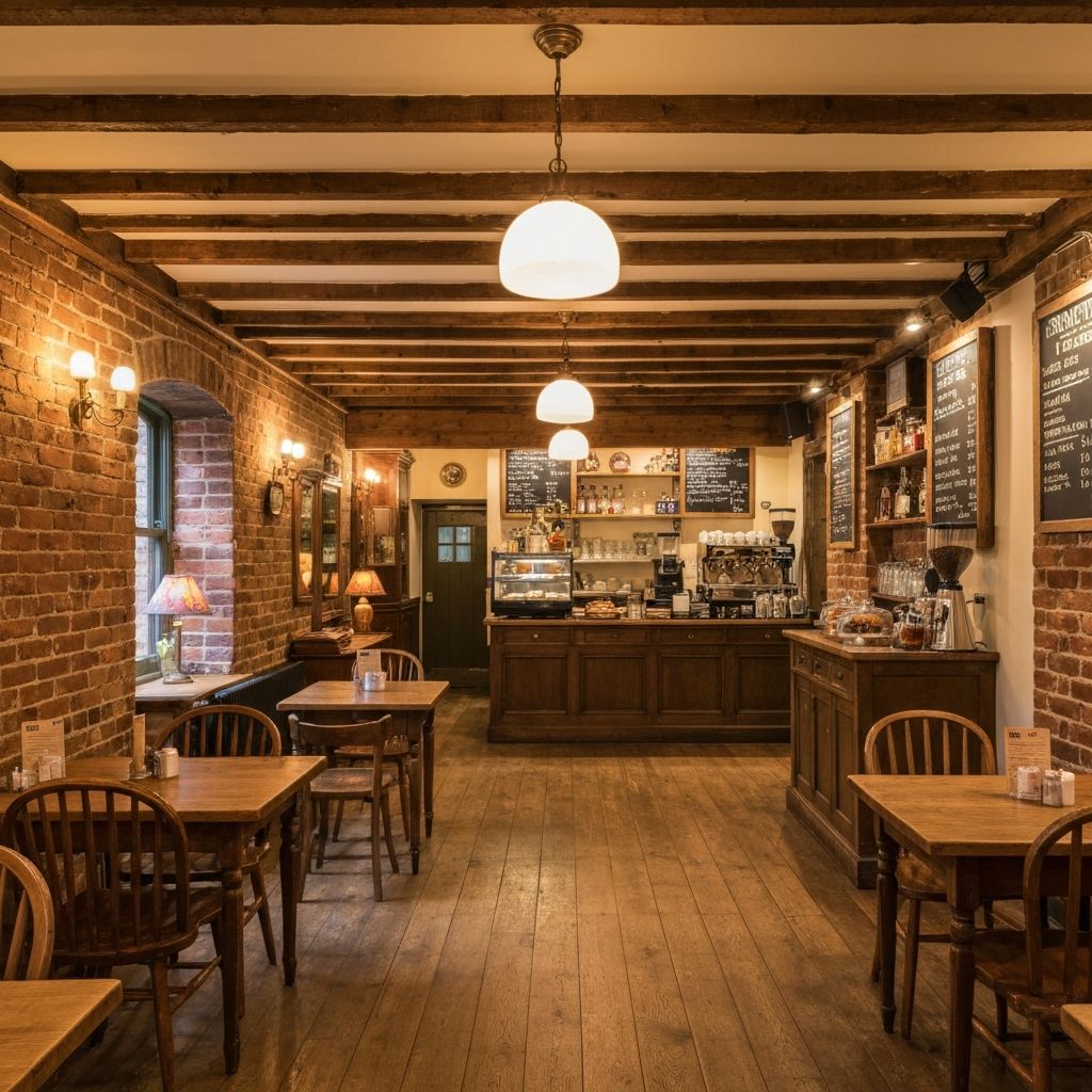 Inside Riverside Pantry cafe