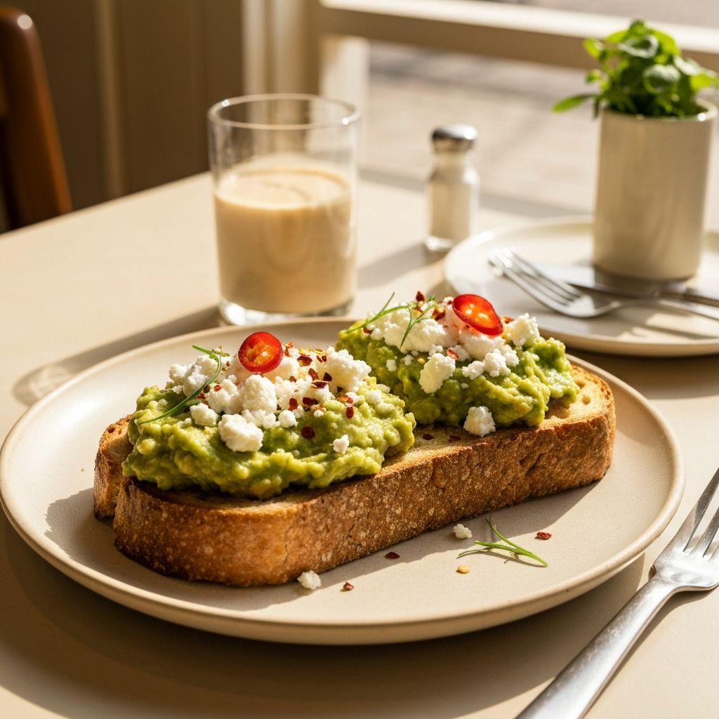 Crushed Avo on Sourdough